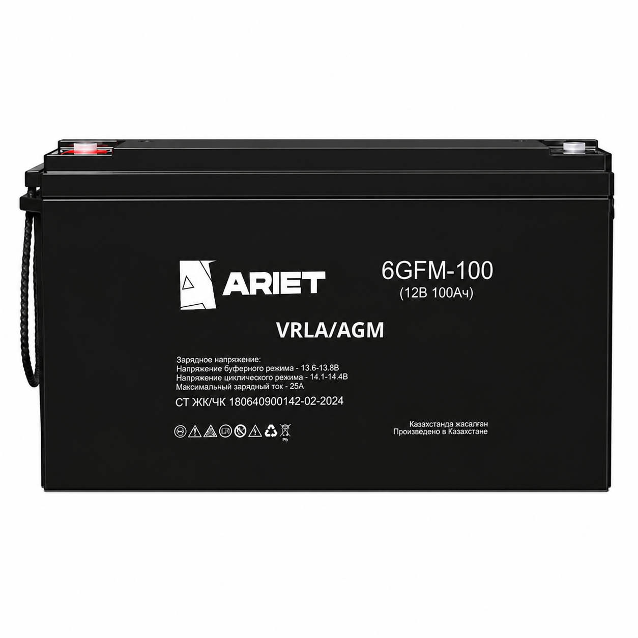 6GFM-100 12В 100Ач (VRLA) 4 6GFM-100 12В 100Ач (VRLA) — изображение 4